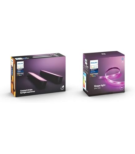 Philips Hue Play White & Colour Ambiance Smart Light Bar Double